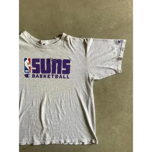 VTG Thrashed Champion Phoenix Suns Tee Sz XL - Picture 2 of 4